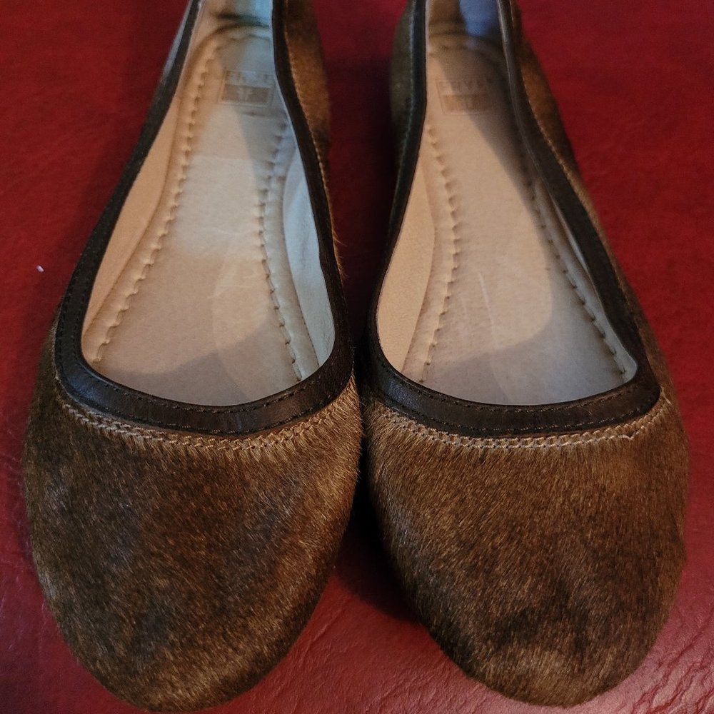 Fyre Carson Calf Hair Ballet Flats